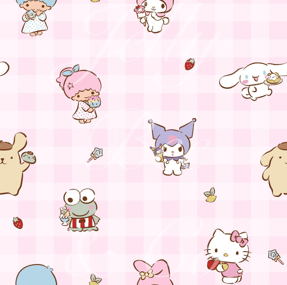 Friends Pink Gingham TOPS