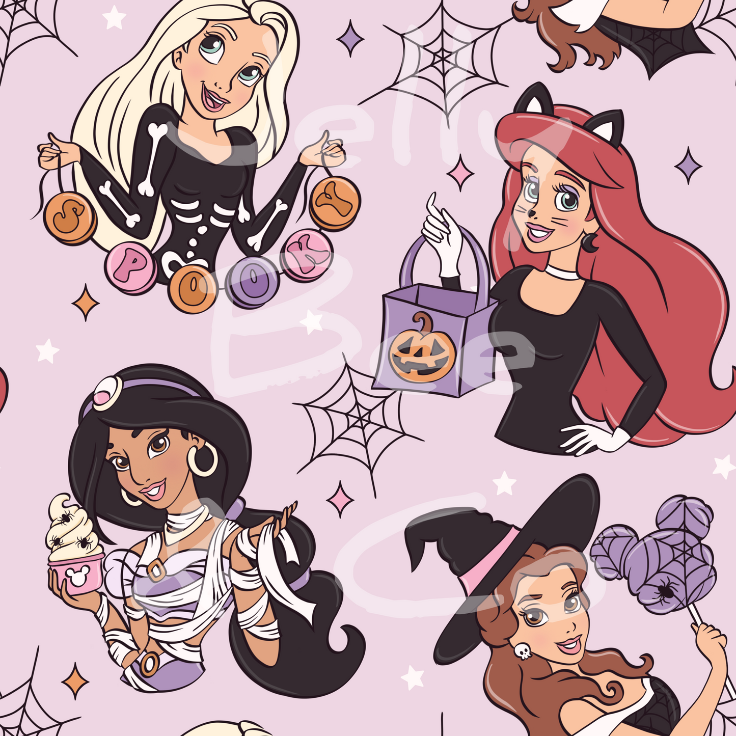 Spooky Princesses TOPS AND SHORTS