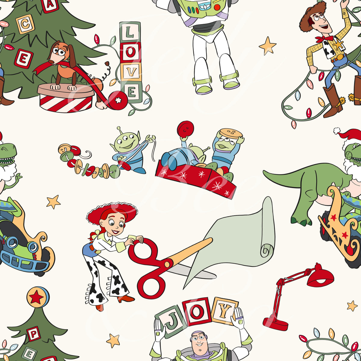 Toy Pals White XMas BOTTOMS